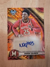 2024 BOWMAN BEST U DERIK QUEEN BEST OF 2024 ORANGE GEOMETRIC REFRACTOR AUTO 5/25