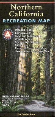 Benchmark Maps Northern California Recreation Map (Map) Benchmark