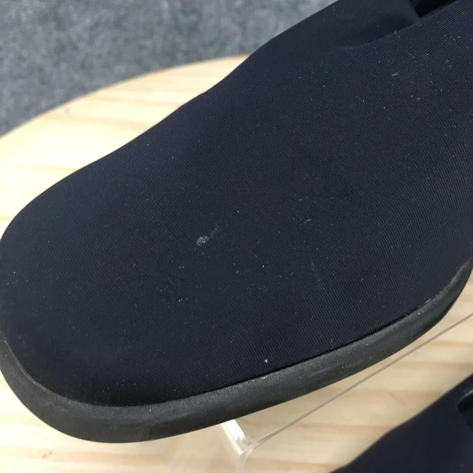 Whats What By Aerosoles Shoes Womens 8 M Landy Slip On Blue Fabric Wedge Heels - Image 4 of 4