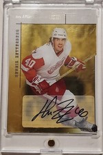 2003-04 Henrik Zetterberg Auto Autographed Card Red Wings Signature Series #A-HZ
