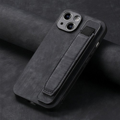 Hülle für iPhone 16 15 Pro Max 14 13 12 Stoßfest Leder Handschlaufe TPU Cover - Bild 2 von 18