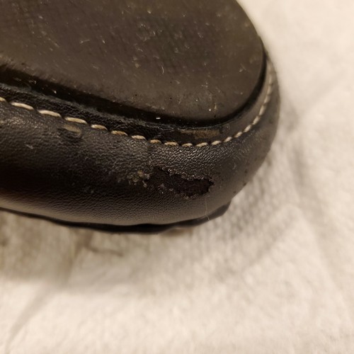 Giovanni Men's SZ 8 Black Leather (Faux) Loafer Driving Moccasins - Picture 8 of 9