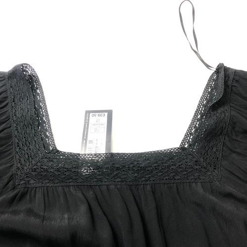 NEU M&S schwarz Midi Schnürtunika Kleid UK 14 EUR 42 UVP £39,50 - Bild 11 von 13