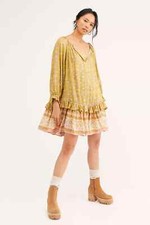 Spell And The Gypsy ~ Dahlia Mini Dress Tunic Oversized L fit 14 16 18 XL Flaw