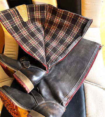 COX Stiefel Echtleder mokka-braun Weitschaft 39 gefüttert