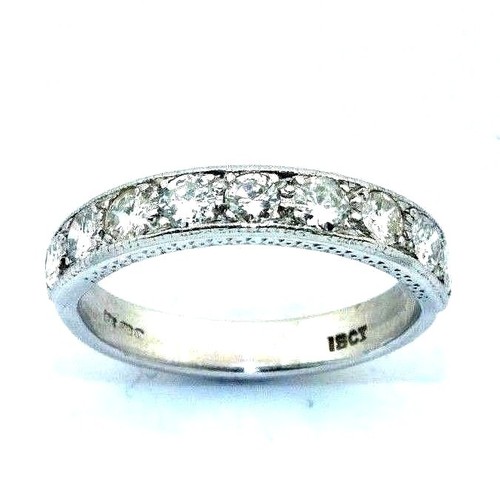 VCCKNB JEWELRY Anelli impilabili in oro e argento per donna, anelli multi- link collegati, anello dell'eternità massiccio ad incastro, cz, anello con fascia collegata (A-Oro, 48