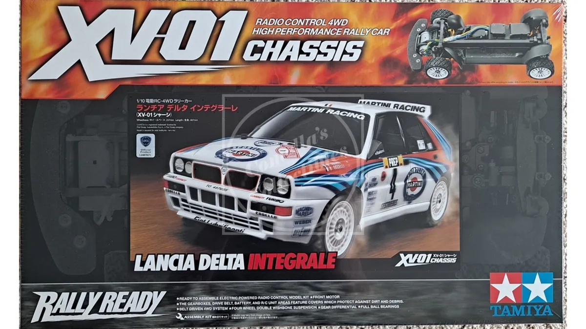 自動車 TAMIYA XV-01 LANCIA DELTA INTEGRALE Tamiya Rc Lancia Delta Integrale / Tamiya USA