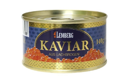 Kaviar GORBUSCHA LACHSKAVIAR 140g Alaska Gold Lemberg buckellacks Kaviar
