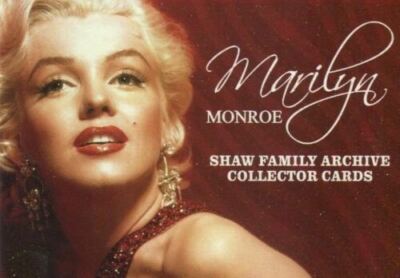 2008 BREYGENT マリリンモンロー RED LIPSTICK MARILYN MONROE SAM SHAW FAMILY ARCHIVE Breygent 2008 Complete Card