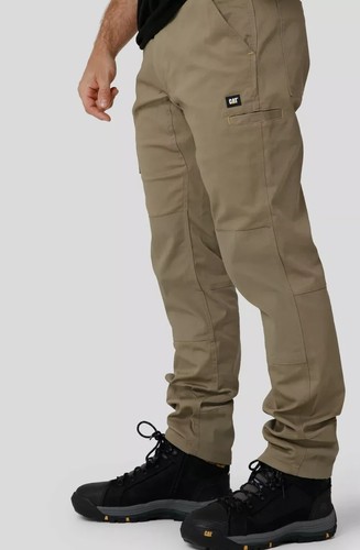 CAT Machine Pant Khaki Work Pants W44 L32 - Picture 3 of 5