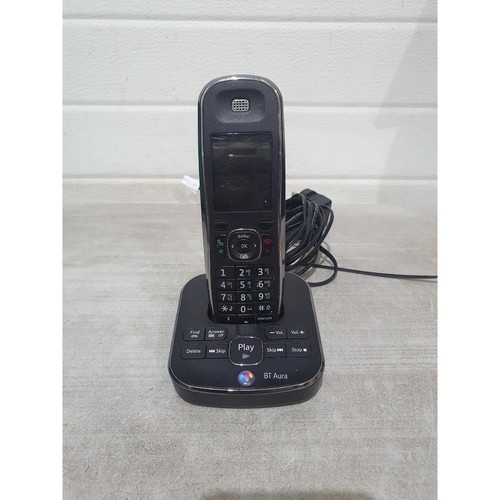 BT Aura 1500 Schnurloses Telefon schwarz 2" Farbdisplay mit Anrufbeantworter