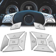 Car Steering Wheel Button Cover Trim For Mercedes Benz E300 E350 E400 W212 R172