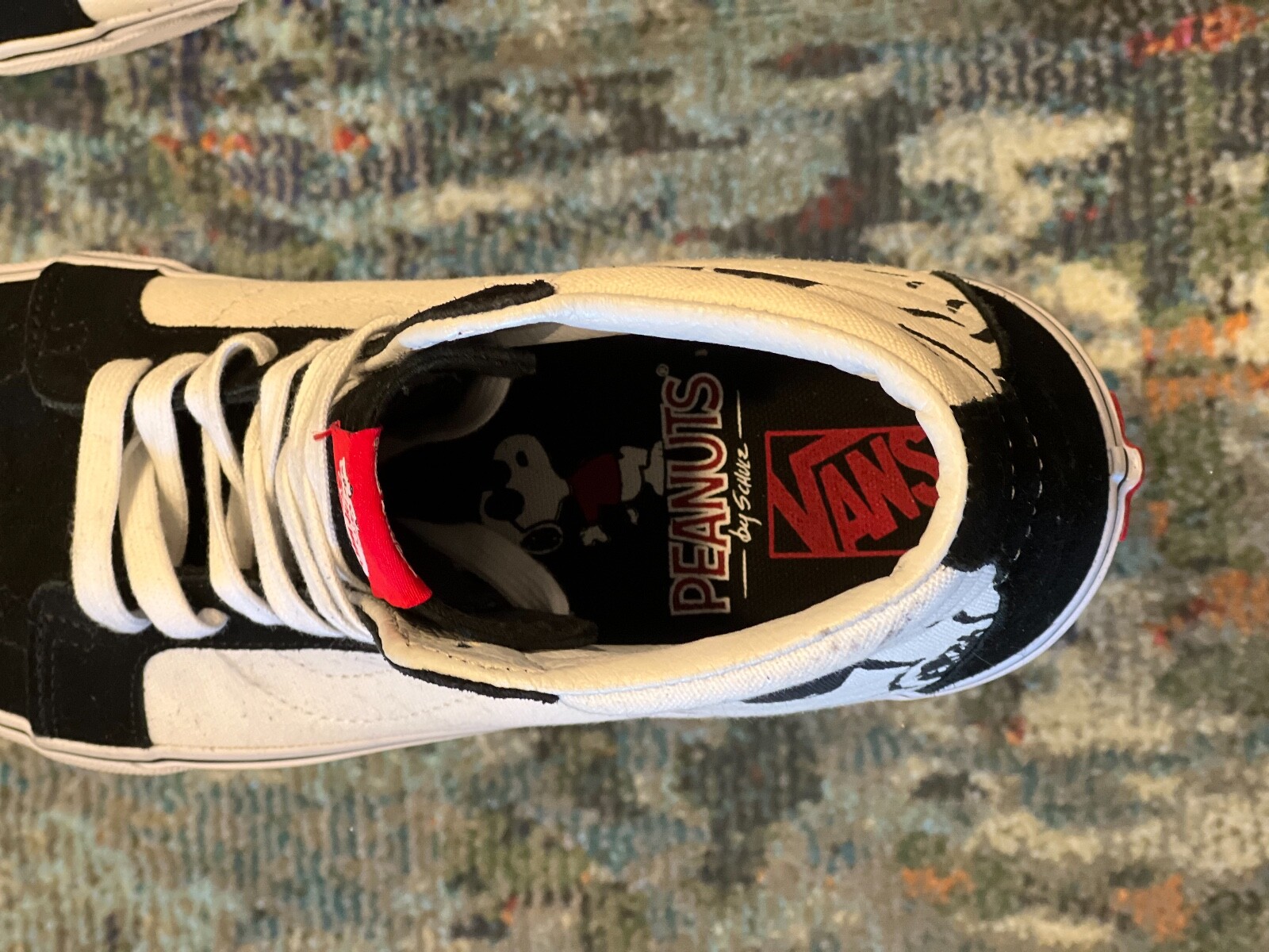 Size 10.5 - VANS Sk8-Hi Reissue x Peanuts Joe Cool 2017 image 2