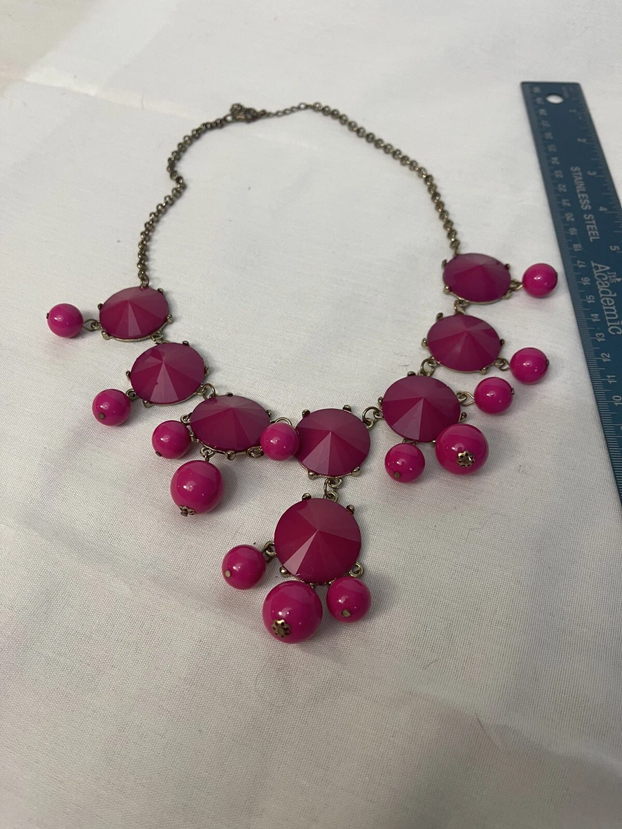 Pink bubble necklace discount