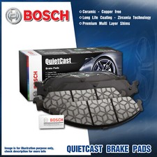 4x Rear Bosch QuietCast Brake Pads for Honda Civic FA Fit GE Jazz 2TF GD GE GG