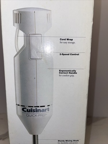 Cuisinart 2-biegowy blender ręczny Quick Prep CSB-33 biały. Sprawdzony działa. - Zdjęcie 6 z 19