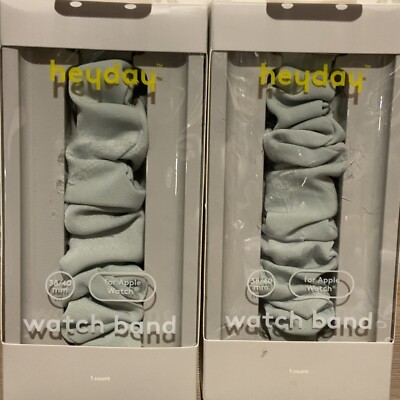   Heyday watch Band 38/40mm-comfy stretchy fit Misty Blue Lot Of 2