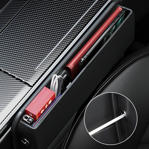 Auto Car Seat Side Pocket Organizer Crevice Gap Filler Storage Box Accessories - Picture 5 of 14