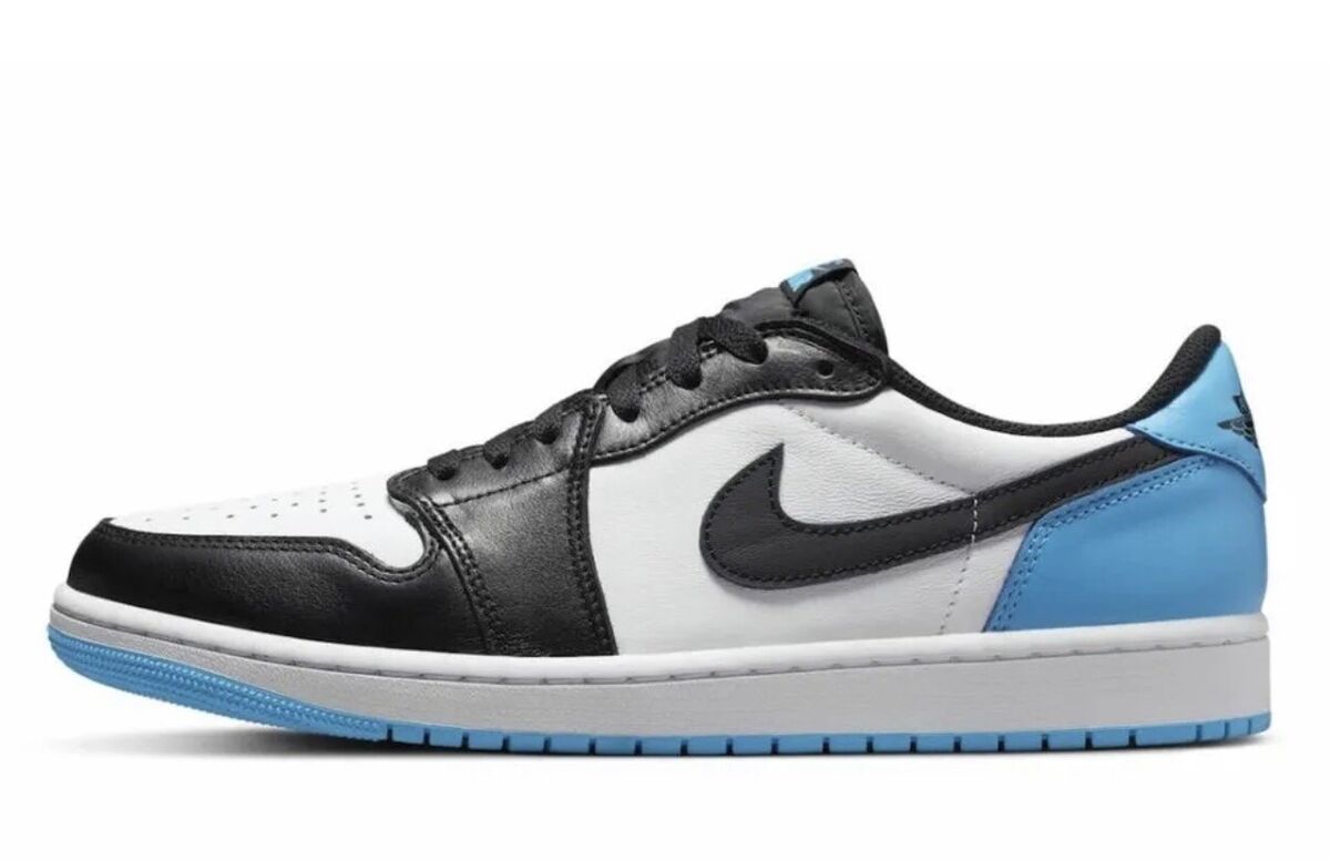 Nike Air Jordan 1 Low OG Unc Powder Blue White Black CZ0790 Nike Air Jordan 1 Low OG Unc Powder Blue White Black CZ0790