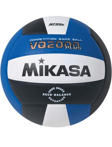 Juego de 2 bolas de voleibol microcelular Mikasa VQ2000 interior/arena/hierba. - Imagen 4 de 4