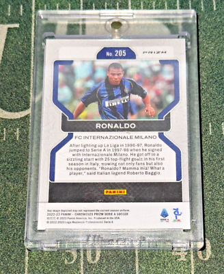 2022-23 PANINI CHRONICLES ロナウド RONALDO 23枚限定 サインカード