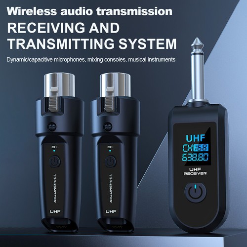 Wireless Microphone Converter XLR Transmitter and Receiver Wireless Mic Adapter - Picture 4 of 18