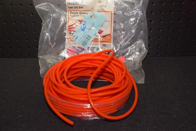 (APPROX. 60') EAGLE ORANGE 85 1032008 100'/30.5m 1/4'' POLYURETHANE BELTING NEW 