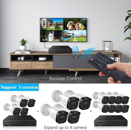 Full HD 5MP Wired Security Camera DVR Set - NEW - Picture 6 of 6