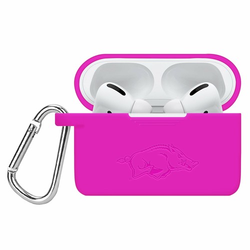 Funda protectora profesional Affinity Bands Arkansas Razorbacks grabada Apple Neón Airpod - Imagen 8 de 8