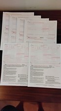 2025 FOUR IRS FORM W-2 and TWO FORM W-3 EIGHT EMPLOYEES 