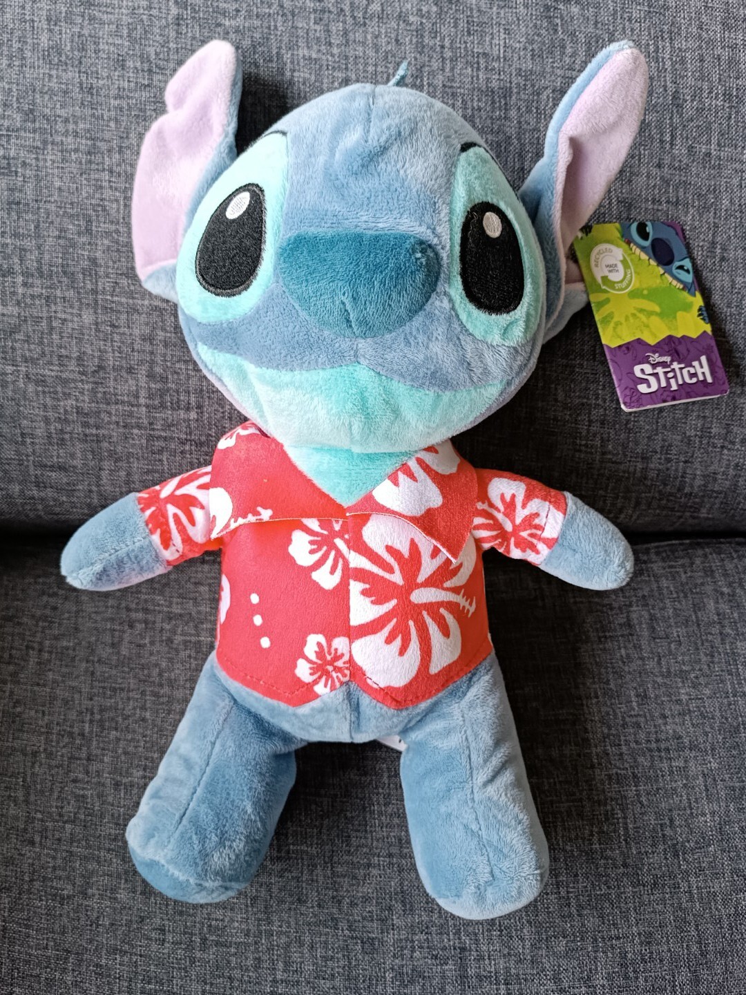Peluche Stitch Hawaii 30cm doudou Lilo et Stitch