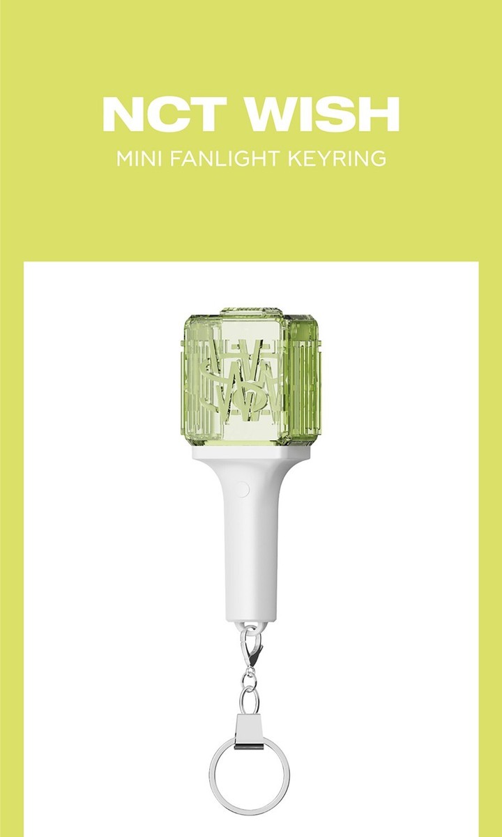 NCT WISH OFFICIAL MINI FANLIGHT KEY RING VER.2.0/LIGHT STICK