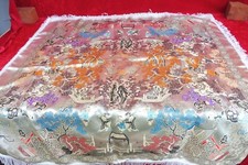 Coperta Di Seta, Elegante Coperta Da Tavolo In Seta, Ricamo In Seta Cinese