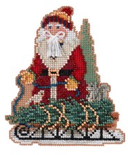Cross Stitch Kit  Mill Hill Timberline Santas - Norway Spruce Santa MH20-2233
