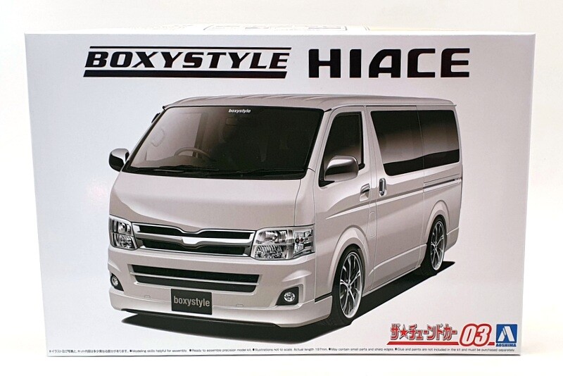 Aoshima 1/24 Scale Model Car Kit 9543000 - Toyota Hi Ace