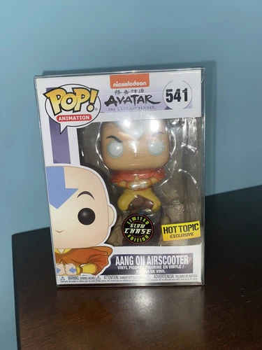 Funko POP! Animation Hot Topic Exclusive ATLA Aang on Airscooter GITD Chase #541