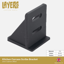 10 x Kitchen Carcass Fitting bracket / Shim - For Hacker Kitchens
