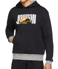 Jordan Hoodie Men's XL, 2XL Sport DNA HBR Fleece Pullover Black