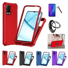 For Blu View 5 Pro (B170D), Full Body TPU Cover Case + Tempered Glass/ Ring