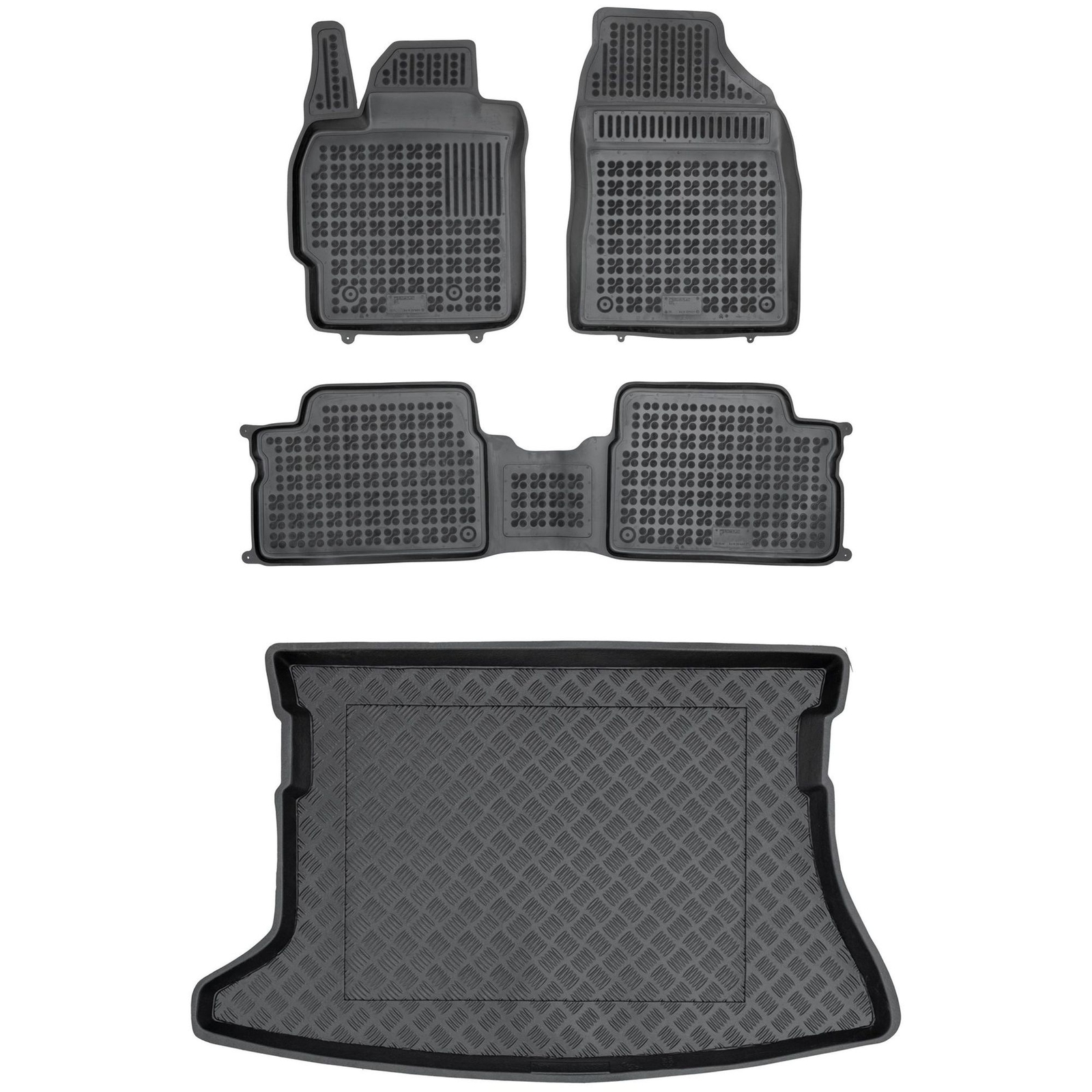Tapis de sol Toyota AURIS I anti-boue avec bac de coffre étanche