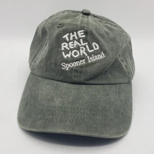 Port & Company Baseball Cap Unisex Onesize Green The Real World Spooner Island