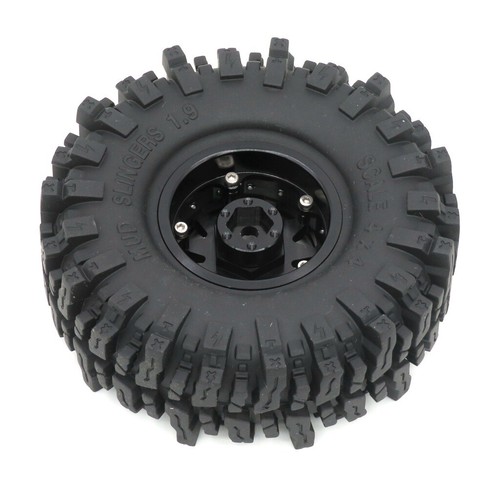 2x RC 1.9 Tyres Tires 4.72'' & HEAVY 1.9 Beadlock Wheels For 1/10 Crawler SCX10 - Picture 11 of 32