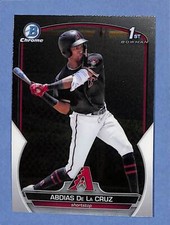 2023 Bowman Chrome Prospects Abdias De La Cruz #BCP-34 Arizona Diamondbacks