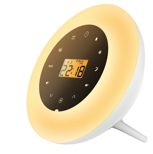 Tech Tools Vibrating Alarm Clock - Shake N Wake - Silent White