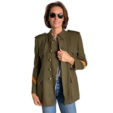 Small. Authentic 50s Vintage Spanish military uniform jacket