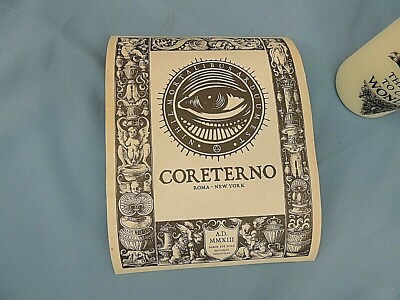 CORETERNO VISIONARY CANDLE, NO. 14, WONDERS, HANDMADE, ITALY | eBay