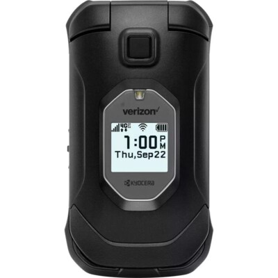 Excellent 8/10 Kyocera DuraXV+ Plus E4811NC 16GB Black Verizon RUGGED no camera