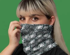 Philadelphia Eagles Face mask/ Gator /Gaiter washable  PPE Adjustable