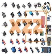 1PCS NEW 45 in 1 Sensors Modules Starter Kit For arduino X89
