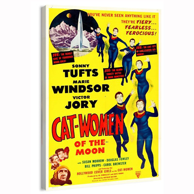 1953 Cat-Women of the Moon Poster or Canvas Home Decor Art Print